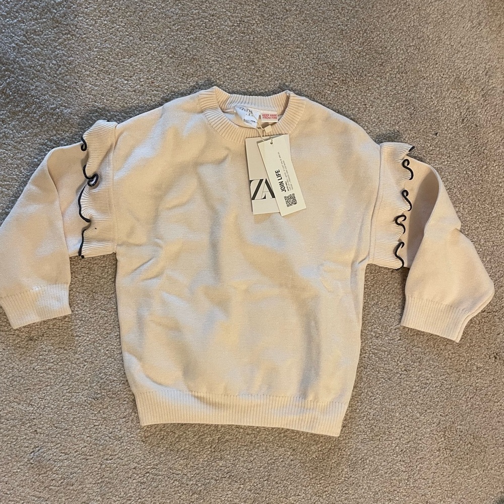 Zara NWT Cream Sweater